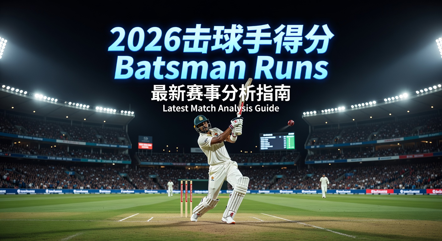击球手得分 Batsman Runs：2026赛季顶级排行与赛事预测