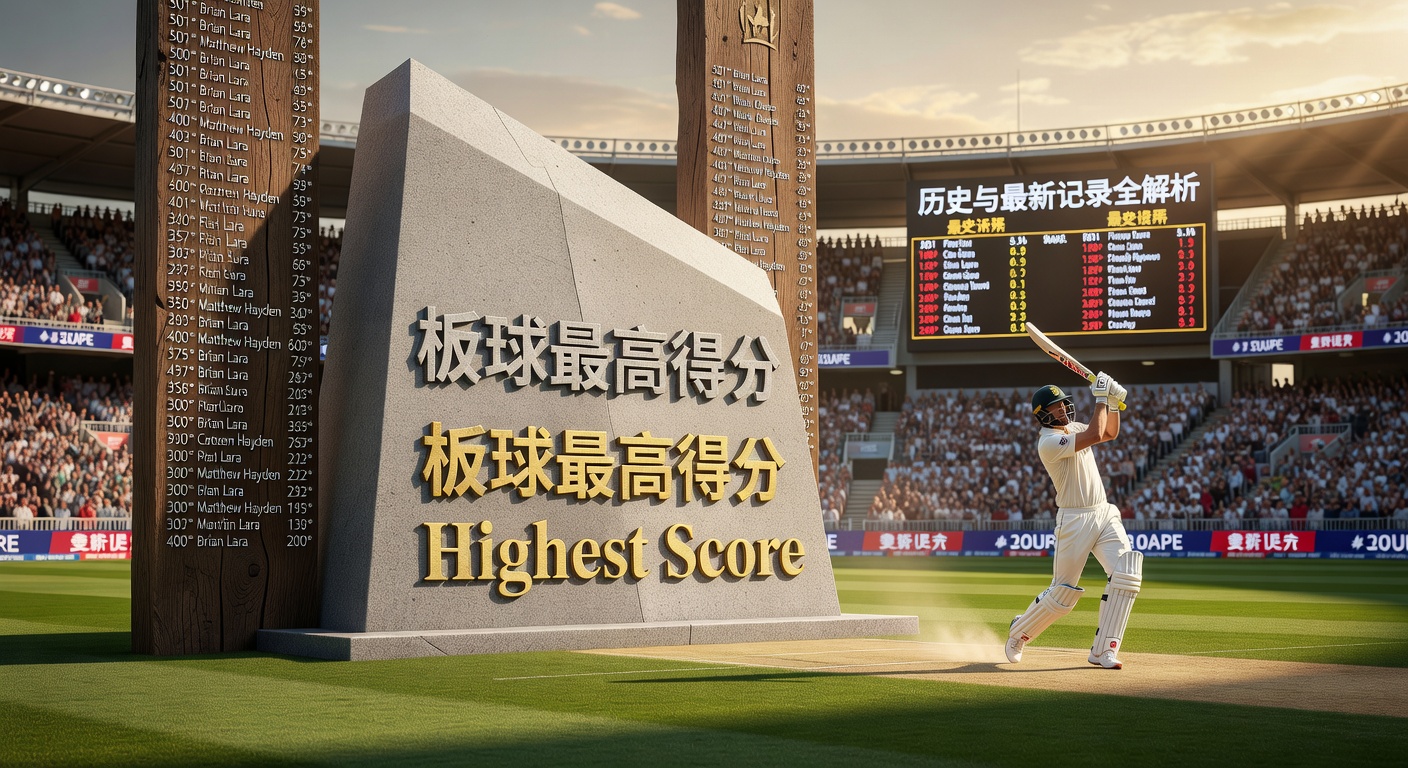 板球最高得分历史Top榜与2026最新纪录